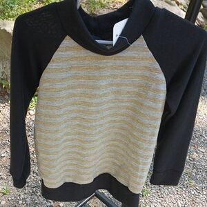 Gold Raglan Top